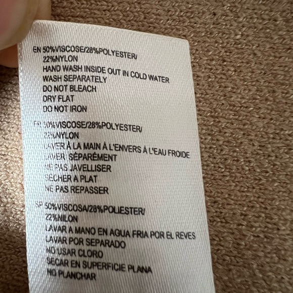 Women’s Sweater Cardigan Cloth size Medium Brown New - Picture 5 of 9